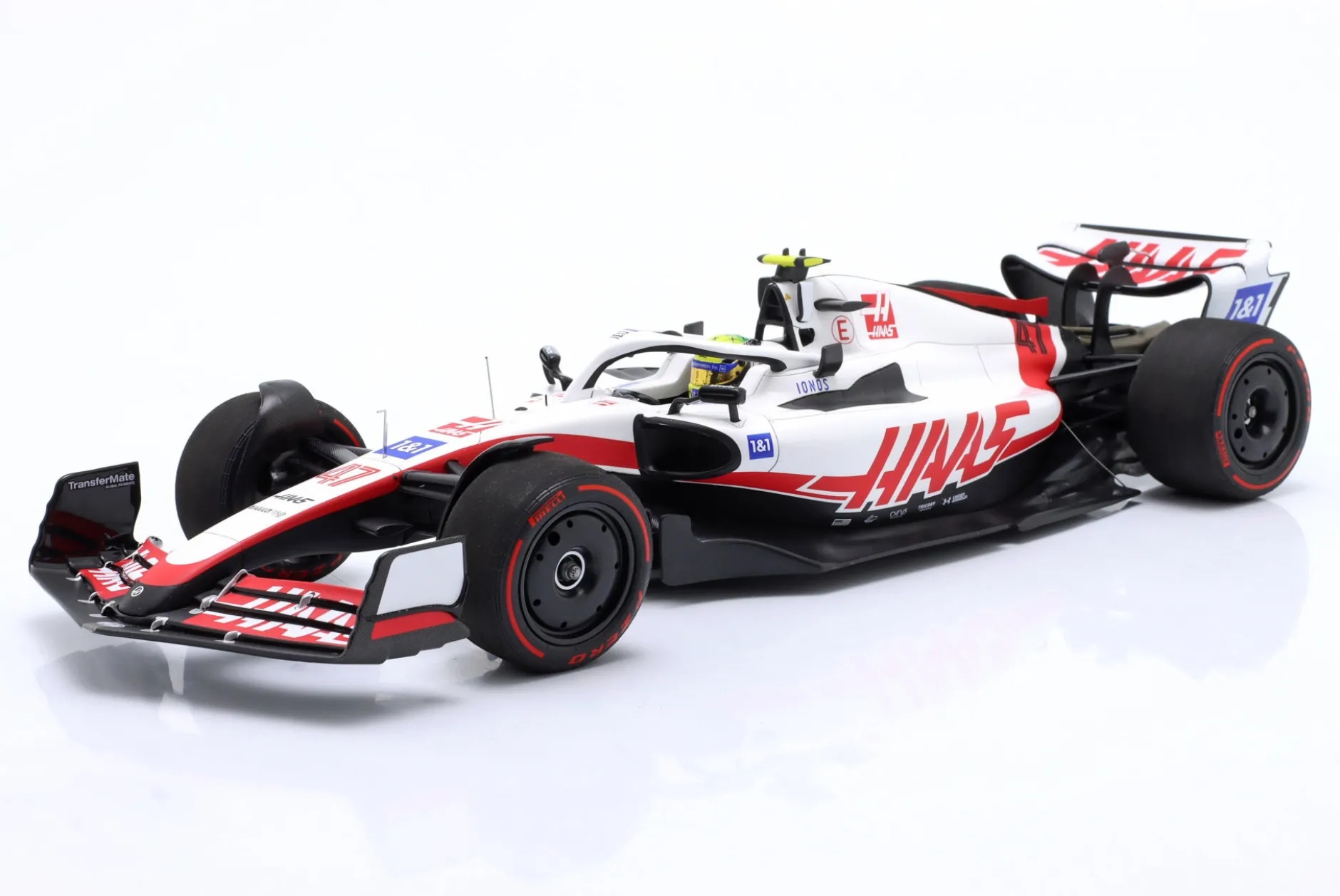 Mick Schumacher Haas VF-22 #47 11th Bahrain GP Formel 1 2022 1:18 Minichamps