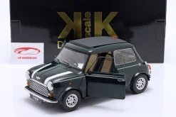 Mini Cooper mit Schiebedach dunkelgrün / weiß RHD 1:12 KK-Scale