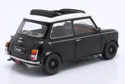 Mini Cooper mit Schiebedach schwarz metallic / weiß LHD 1:12 KK-Scale