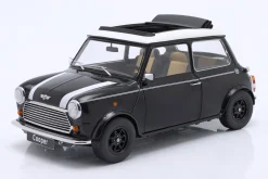 Mini Cooper mit Schiebedach schwarz metallic / weiß LHD 1:12 KK-Scale