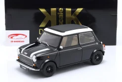 Mini Cooper mit Schiebedach schwarz metallic / weiß RHD 1:12 KK-Scale