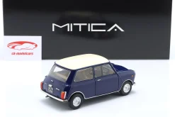 Mini Cooper MK2 Baujahr 1968 blau, beige 1:18 Mitica