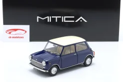 Mini Cooper MK2 Baujahr 1968 blau, beige 1:18 Mitica