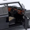 Mini Cooper RHD kariert schwarz / weiß 1:12 KK-Scale