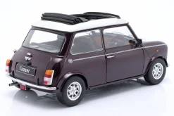 Mini Cooper RHD mit Sonnendach violett metallic / weiß 1:12 KK-Scale