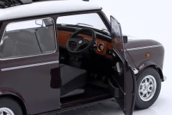 Mini Cooper RHD mit Sonnendach violett metallic / weiß 1:12 KK-Scale