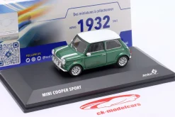 Mini Cooper Sport Pack Baujahr 1994 British Racing grün 1:43 Solido