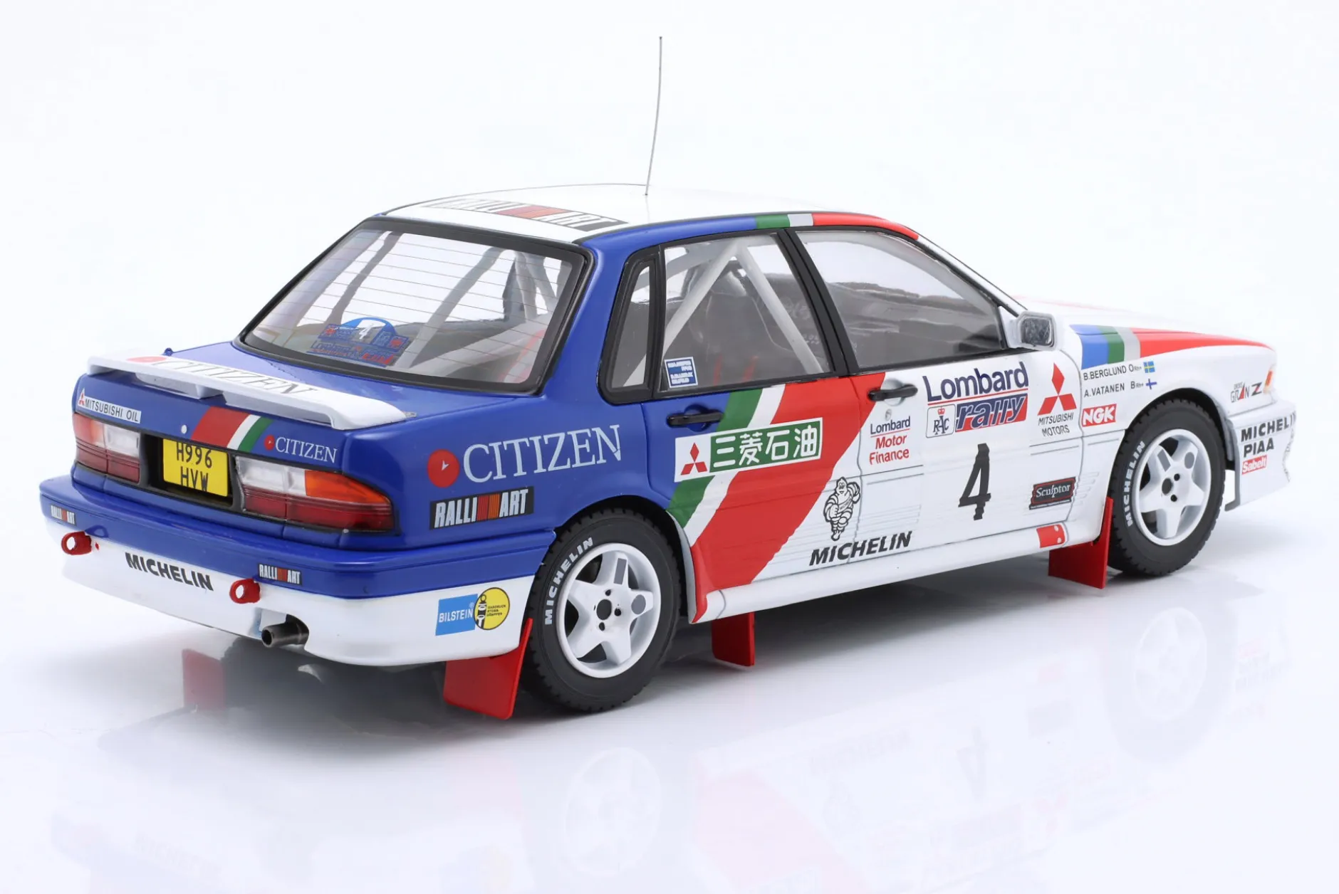 Mitsubishi Galant VR-4 #4 RAC Rallye 1990 Vatanen, Berglund 1:18 Ixo