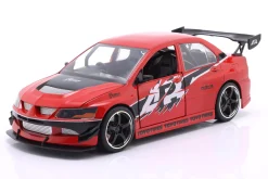Mitsubishi Lancer Evo IX Fast & Furious Tokyo Drift (2006) rot 1:24 Jada Toys
