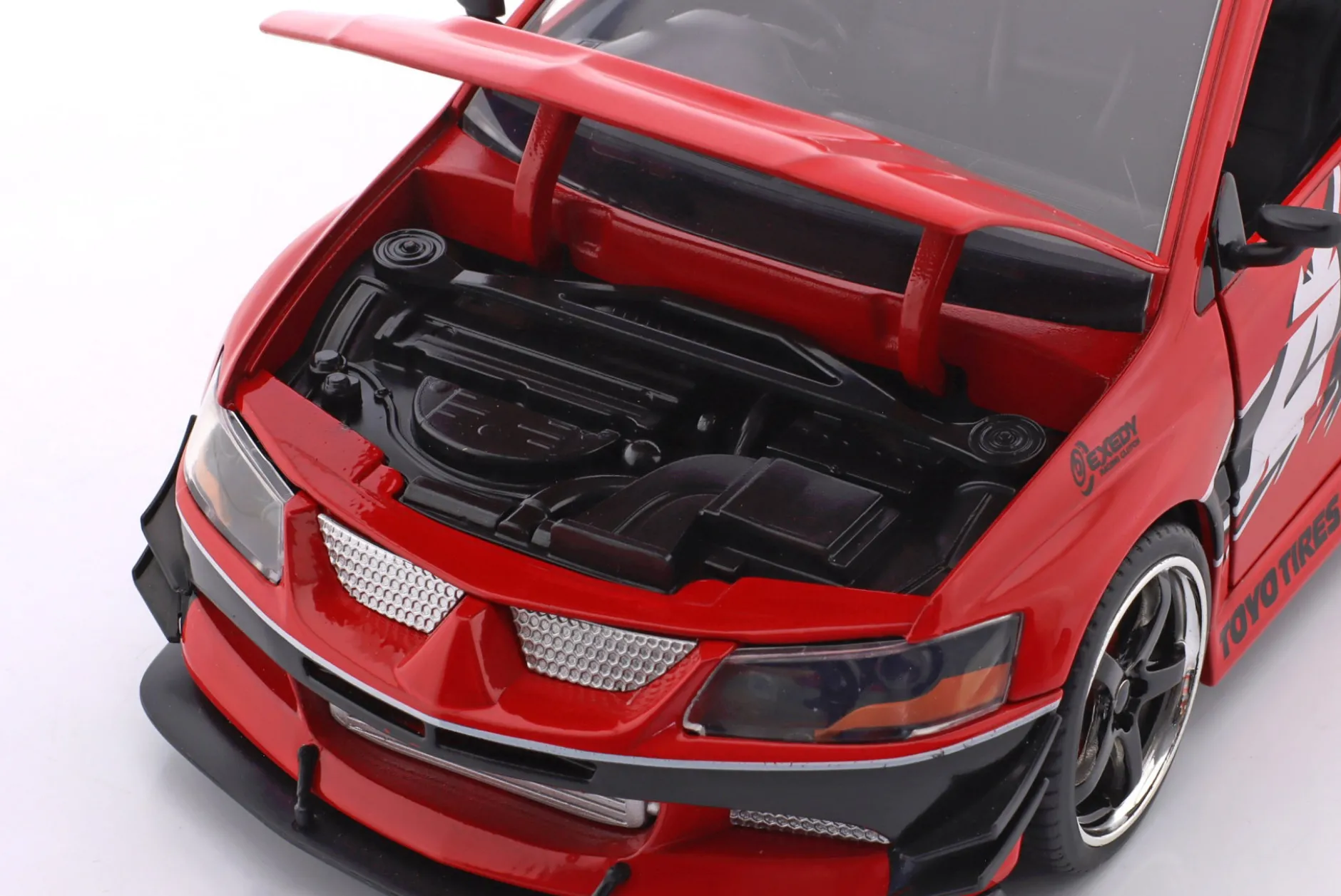 Mitsubishi Lancer Evo IX Fast & Furious Tokyo Drift (2006) rot 1:24 Jada Toys