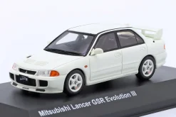 Mitsubishi Lancer GSR Evolution III Baujahr 1995 weiß 1:43 Kyosho
