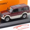 Mitsubishi Pajero LWB Baujahr 1991 dunkelrot metallic 1:43 Minichamps