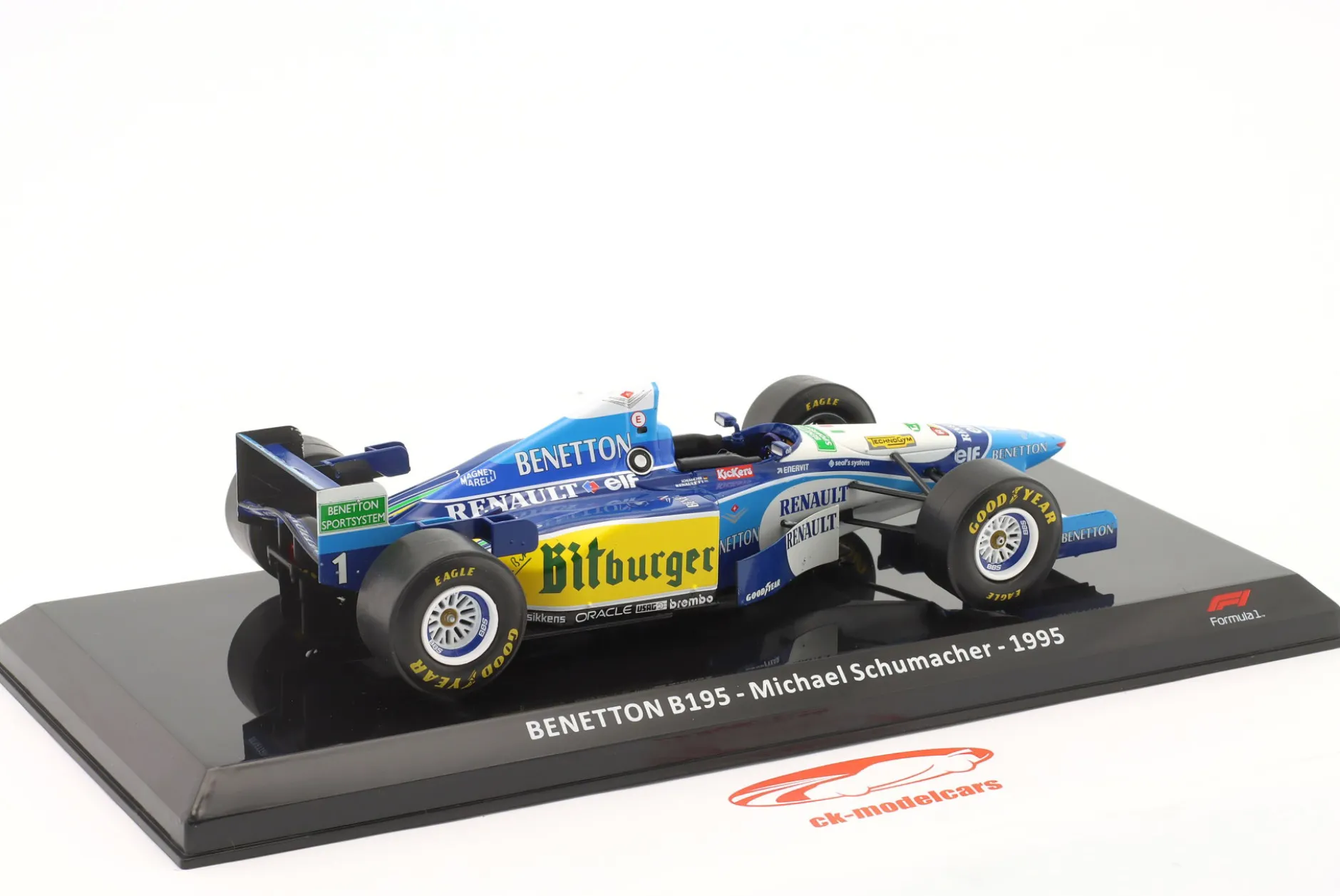 M. Schumacher Benetton B195 #1 Formel 1 Weltmeister 1995 1:24 Premium Collectibles
