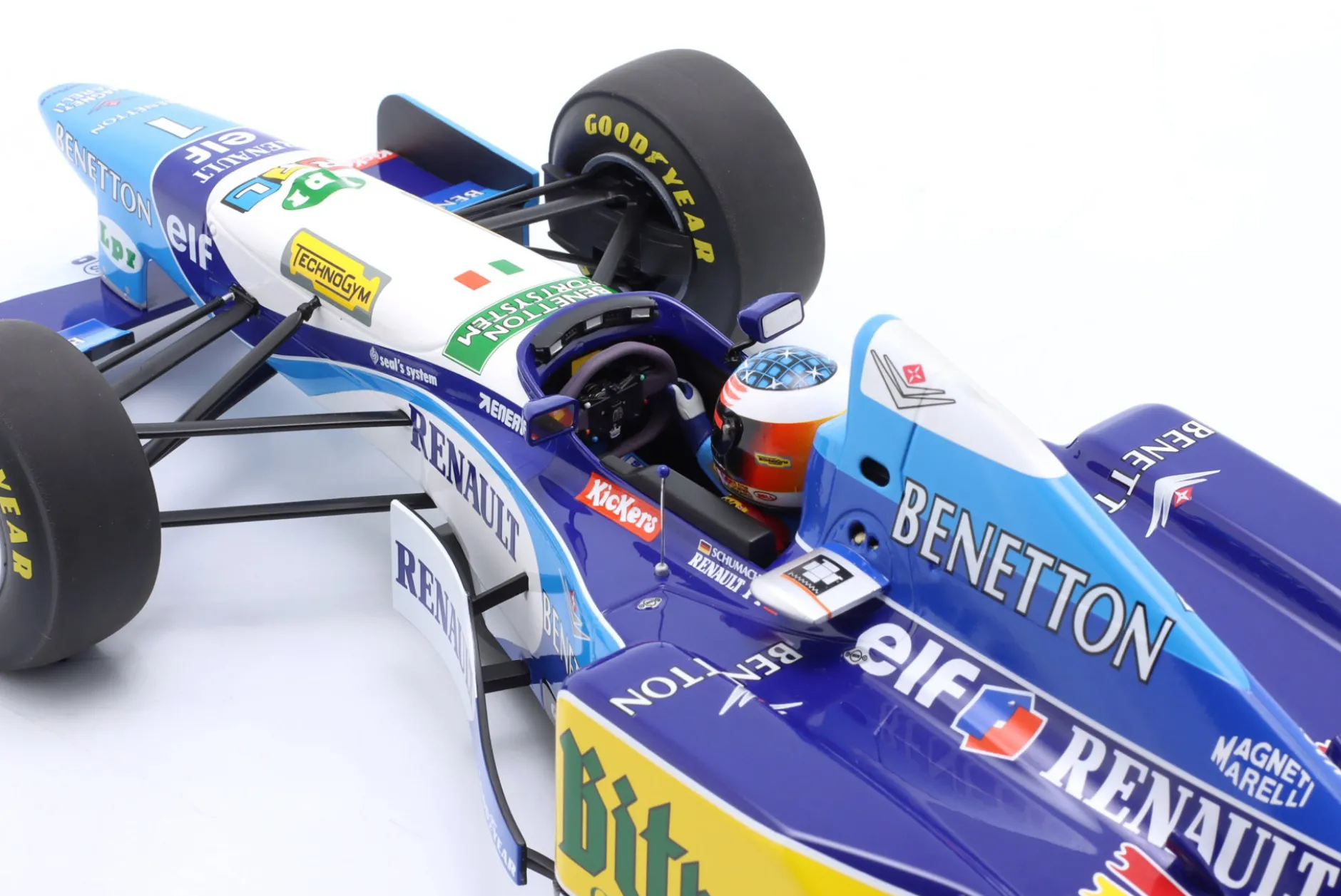 M. Schumacher Benetton B195 #1 Sieger Europa GP Formel 1 Weltmeister 1995 1:12 Minichamps