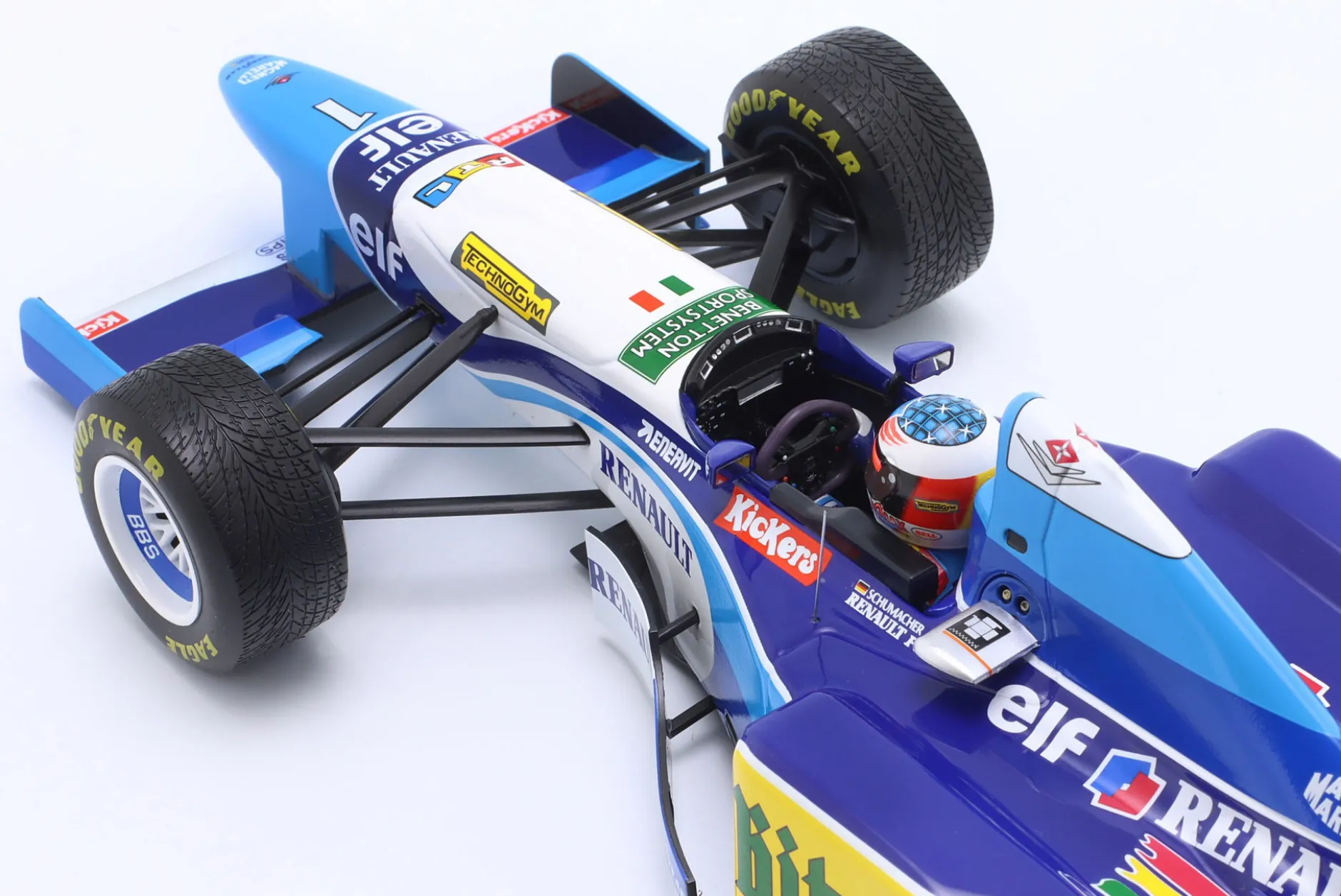 M. Schumacher Benetton B195 #1 Sieger Japan GP Formel 1 Weltmeister 1995 1:18 Minichamps