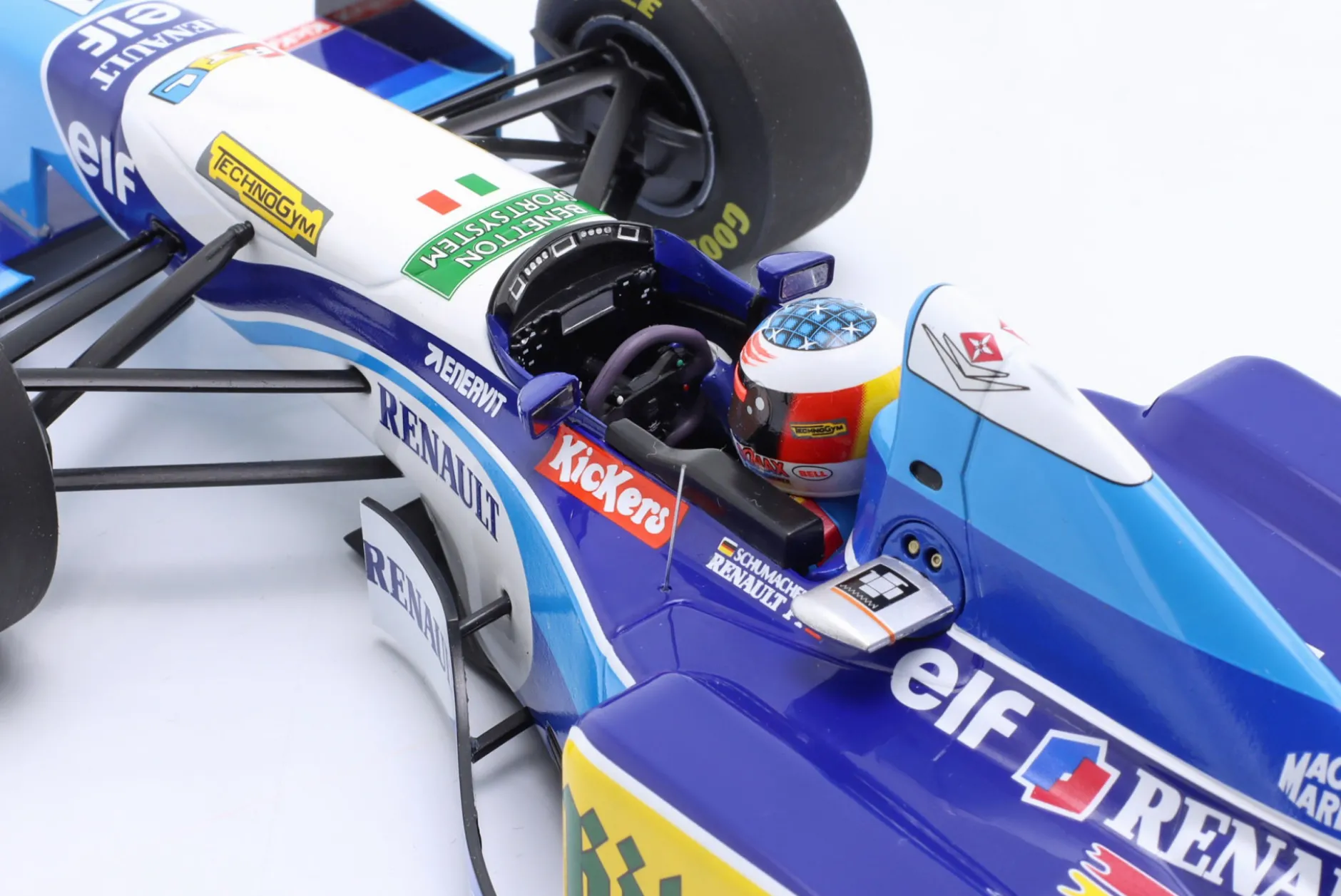 M. Schumacher Benetton B195 #1 Sieger Pazifik GP Formel 1 Weltmeister 1995 1:18 Minichamps