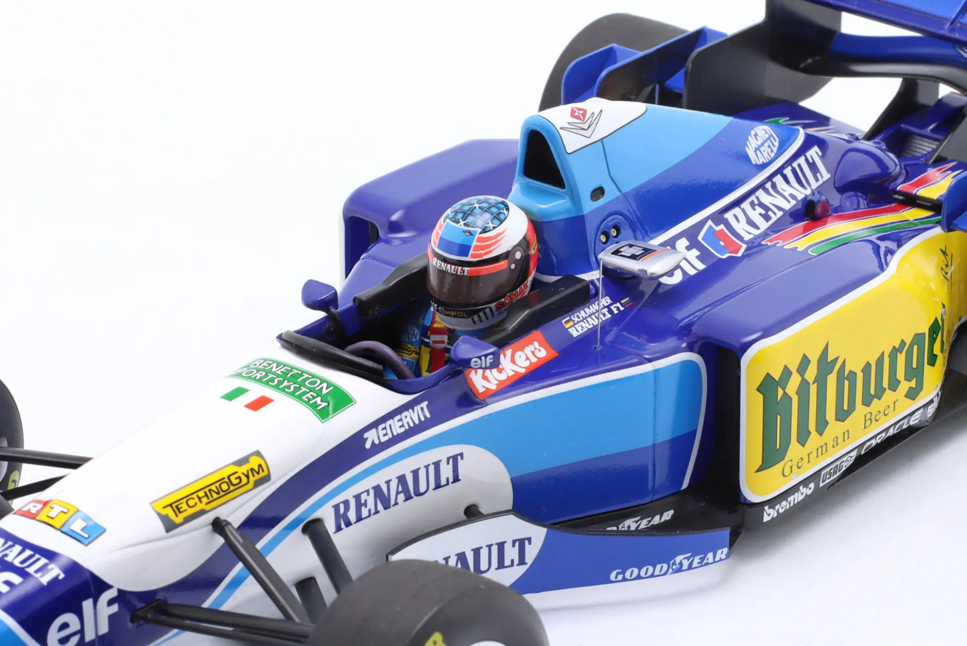 M. Schumacher Benetton B195 #1 Sieger Pazifik GP Formel 1 Weltmeister 1995 1:18 Minichamps
