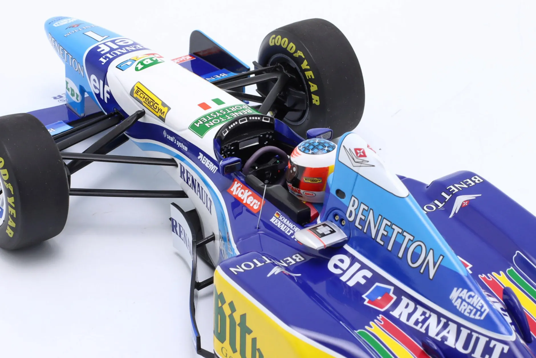 M. Schumacher Benetton B195 #1 Sieger Europa GP Formel 1 Weltmeister 1995 1:18 Minichamps