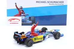 M. Schumacher Benetton B195 #1 5th Kanada GP Alesi Taxi Formel 1 1995 1:18 Minichamps