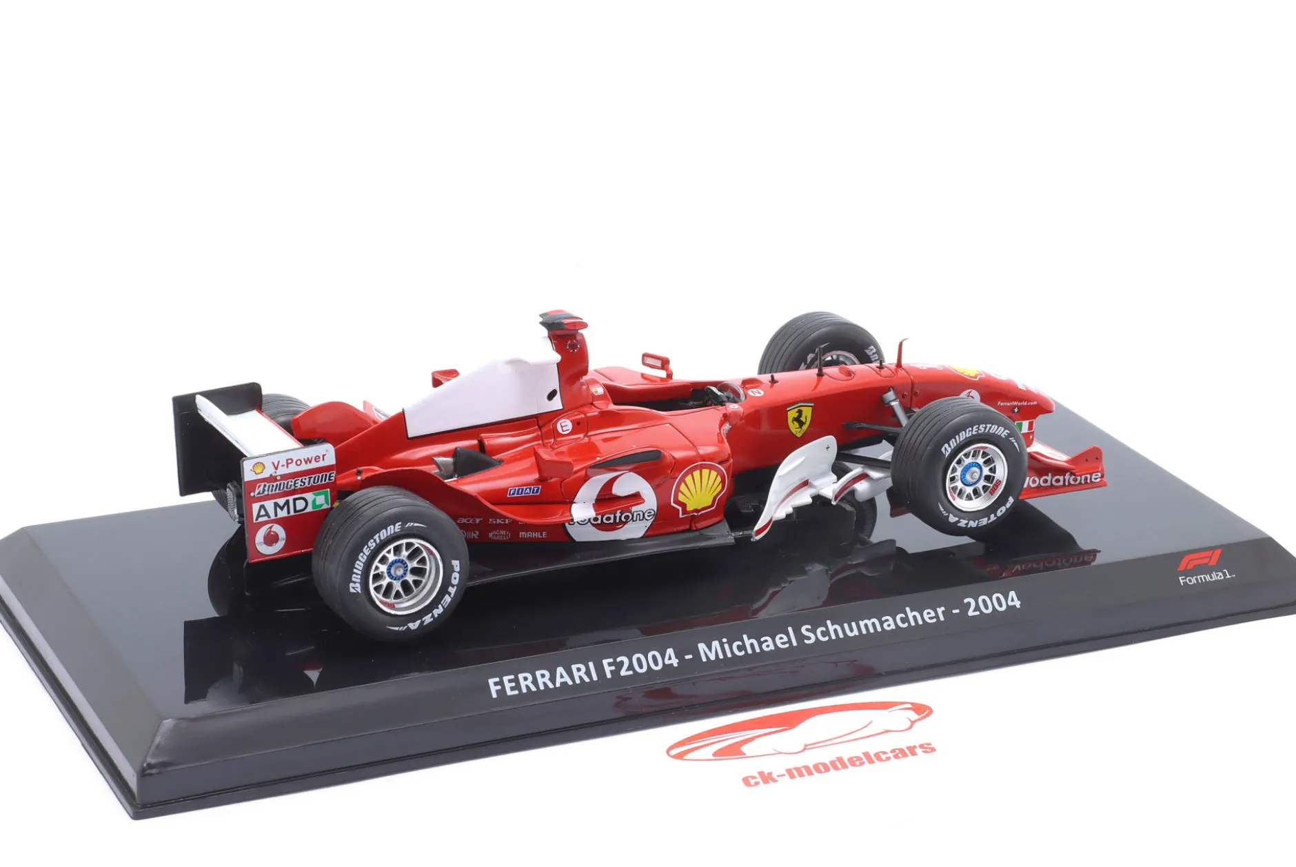 M. Schumacher Ferrari F2004 #1 Formel 1 Weltmeister 2004 1:24 Premium Collectibles