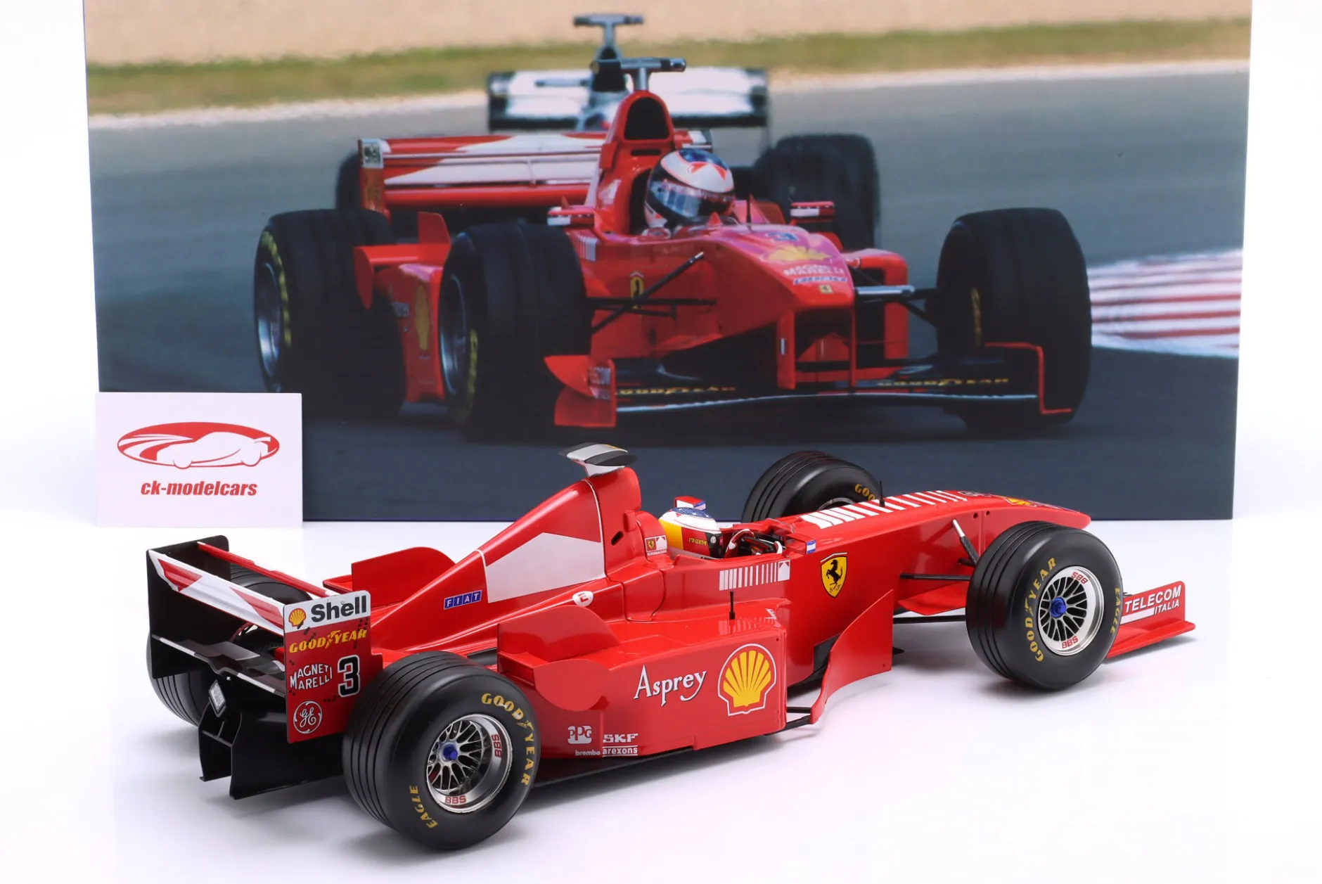 M. Schumacher Ferrari F300 #3 Sieger Frankreich GP Formel 1 1998 1:12 WERK83