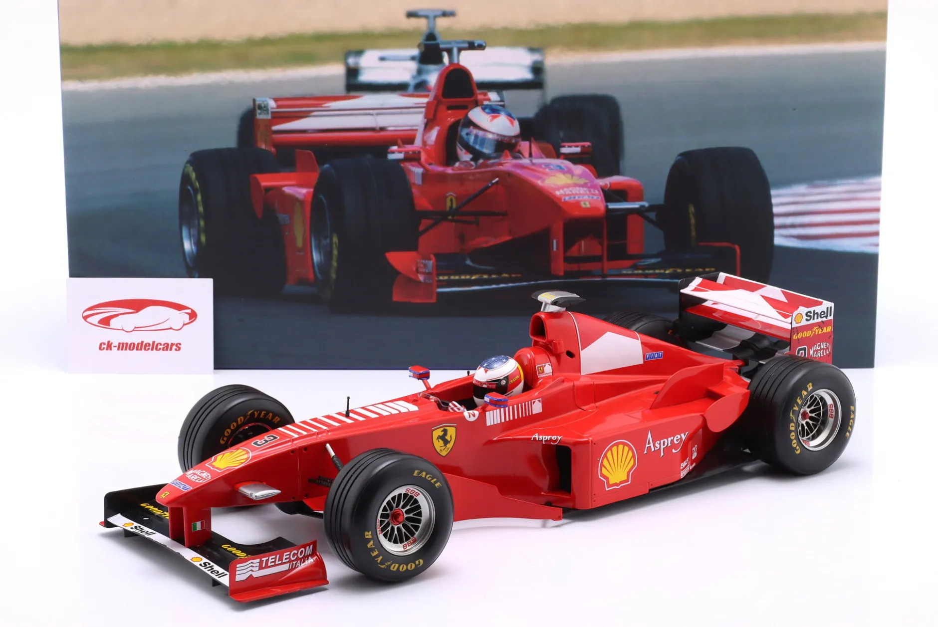 M. Schumacher Ferrari F300 #3 Sieger Frankreich GP Formel 1 1998 1:12 WERK83