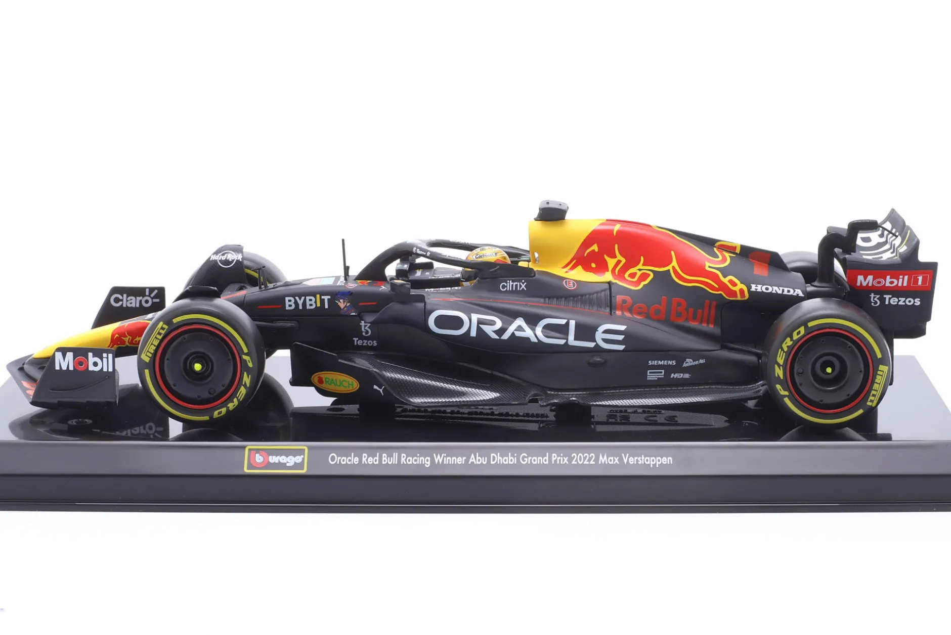 M. Verstappen Red Bull RB18 #1 Sieger Abu Dhabi GP Formel 1 Weltmeister 2022 1:24 Bburago