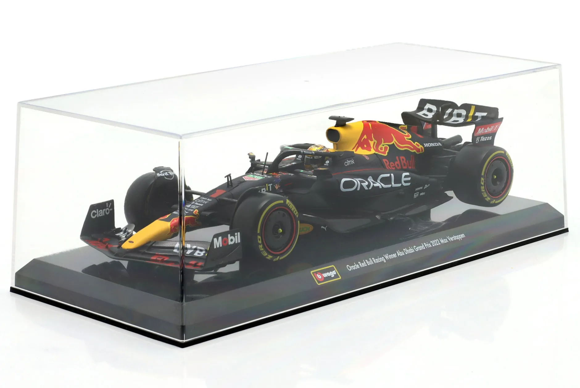 M. Verstappen Red Bull RB18 #1 Sieger Abu Dhabi GP Formel 1 Weltmeister 2022 1:24 Bburago