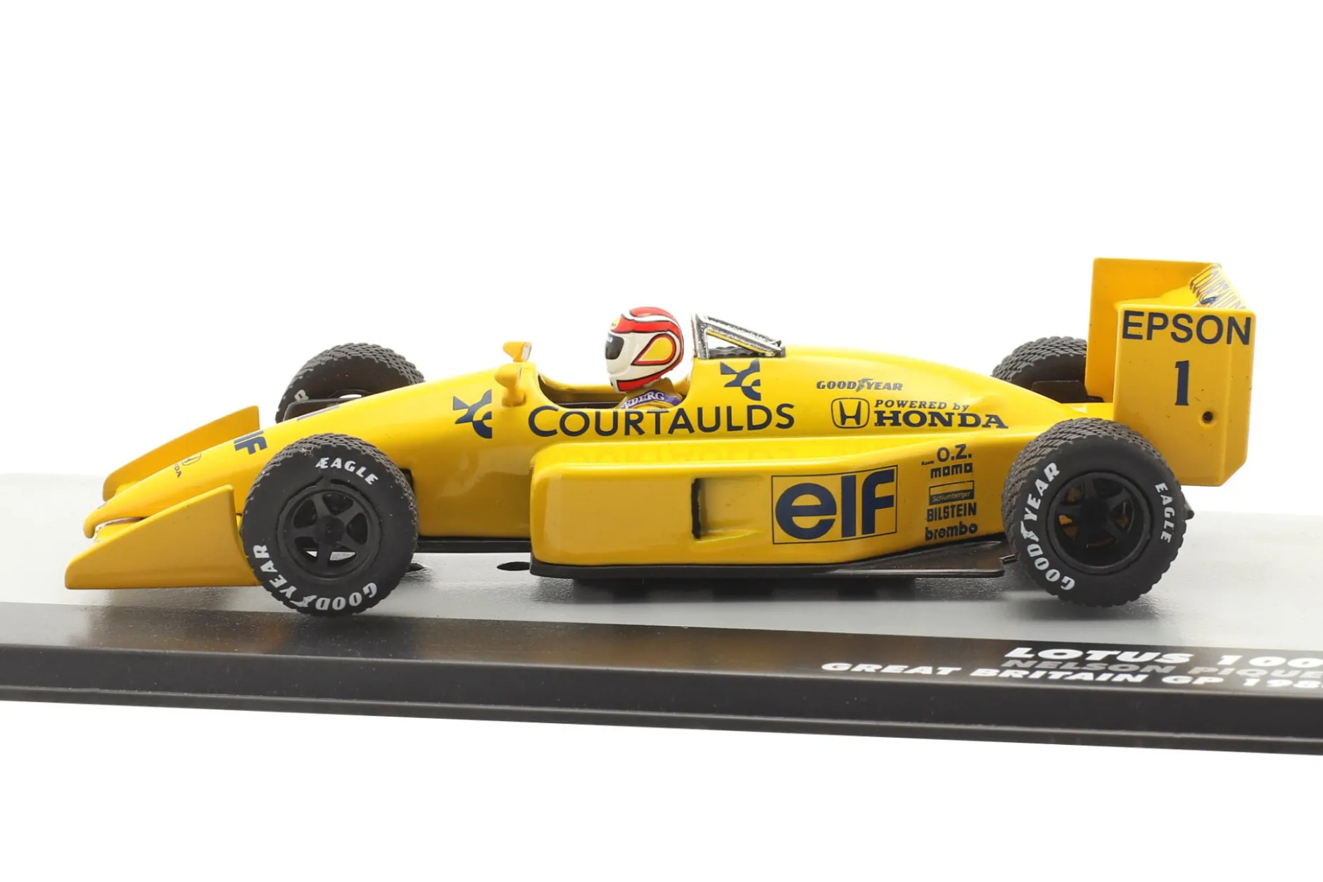 Nelson Piquet Lotus 100T #1 Großbritannien GP Formel 1 1988 1:43 Altaya