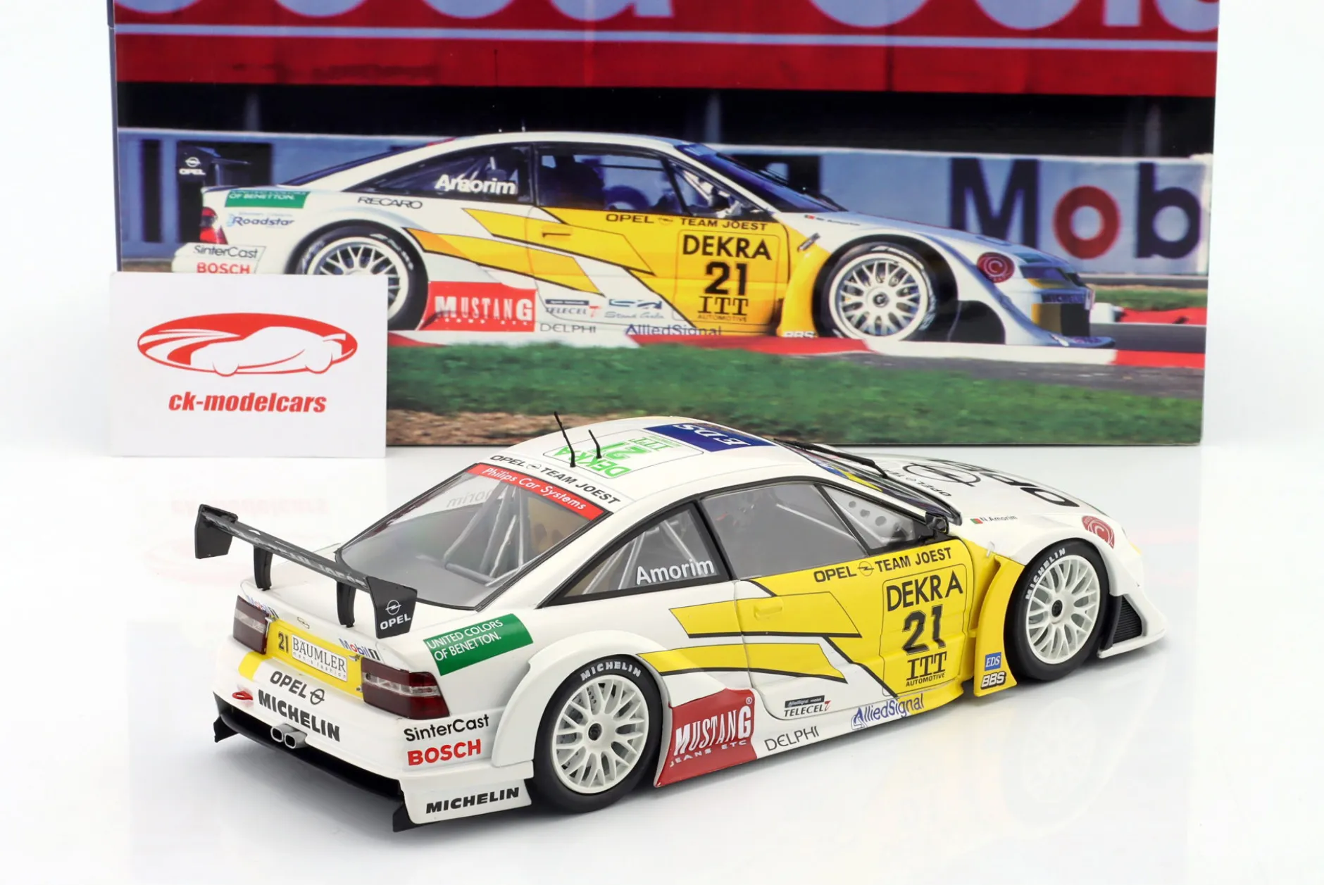 Ni Amorim #21 Opel Calibra V6 4x4 Team Joest DTM / ITC 1995 1:18 WERK83