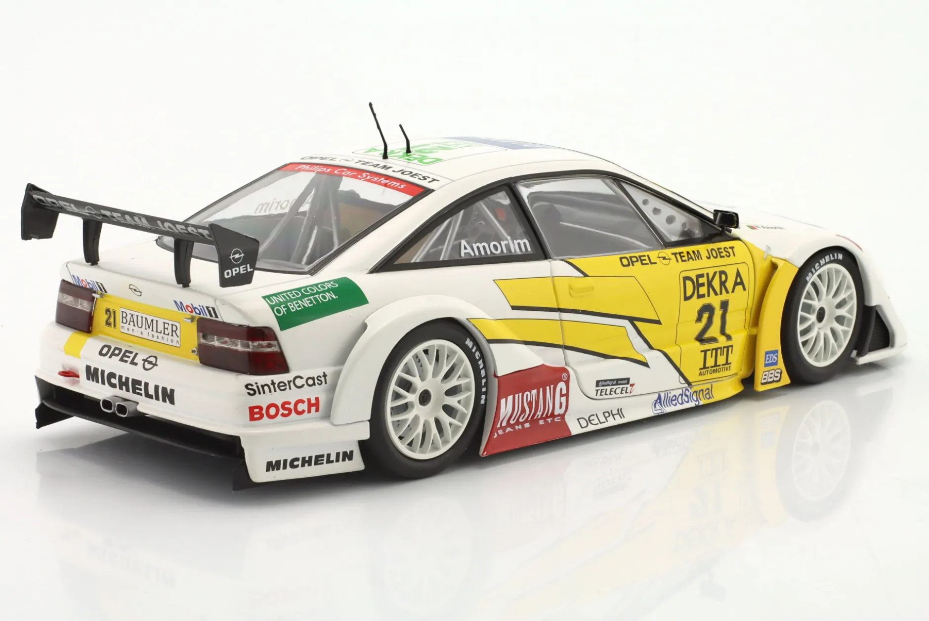 Ni Amorim #21 Opel Calibra V6 4x4 Team Joest DTM / ITC 1995 1:18 WERK83