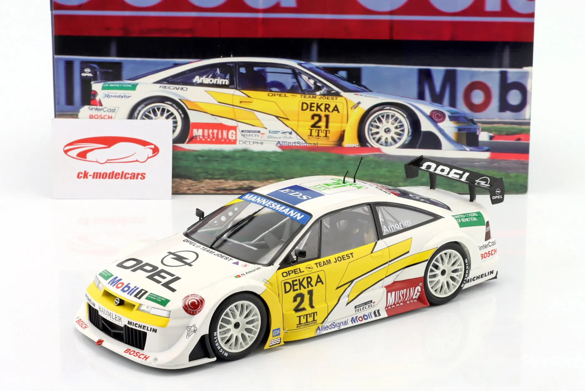 Ni Amorim #21 Opel Calibra V6 4x4 Team Joest DTM / ITC 1995 1:18 WERK83
