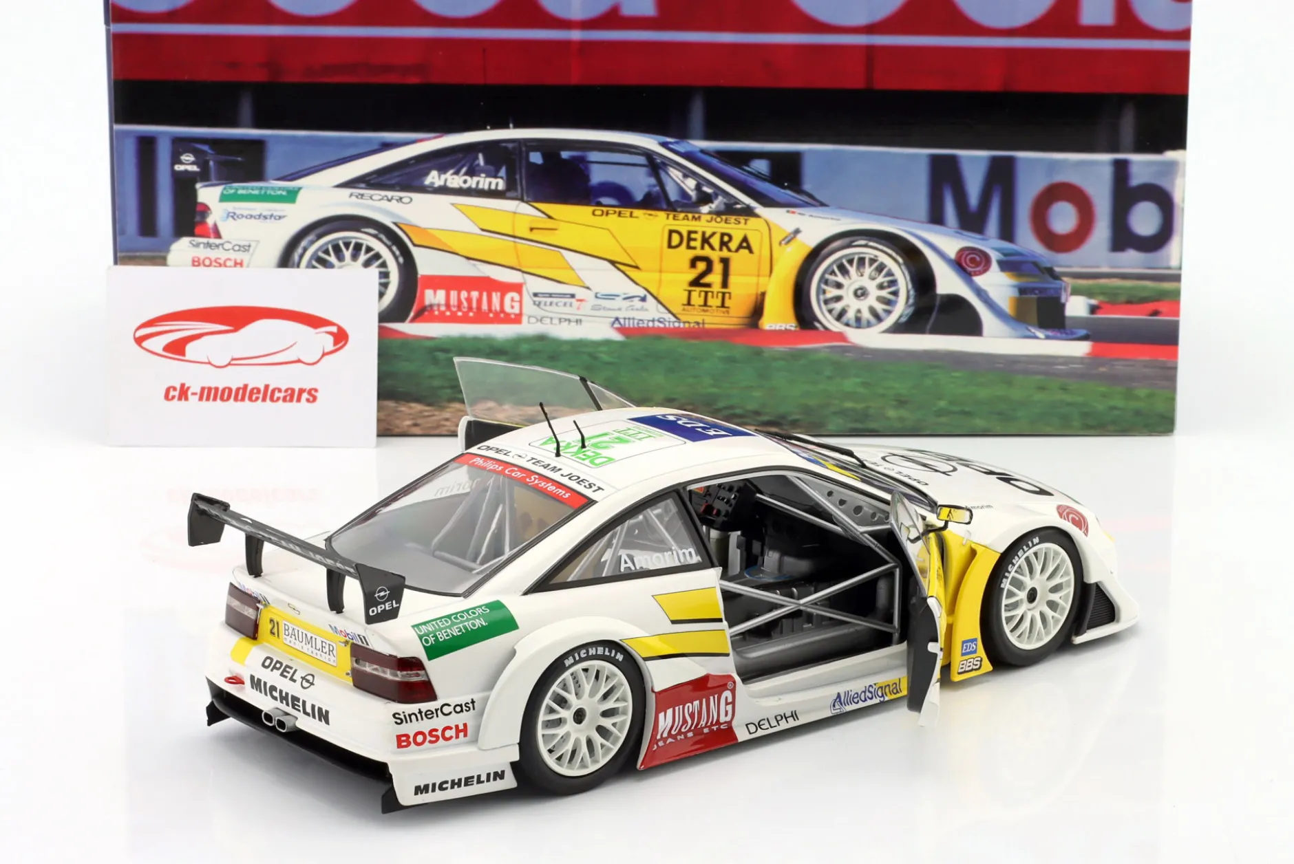 Ni Amorim #21 Opel Calibra V6 4x4 Team Joest DTM / ITC 1995 1:18 WERK83