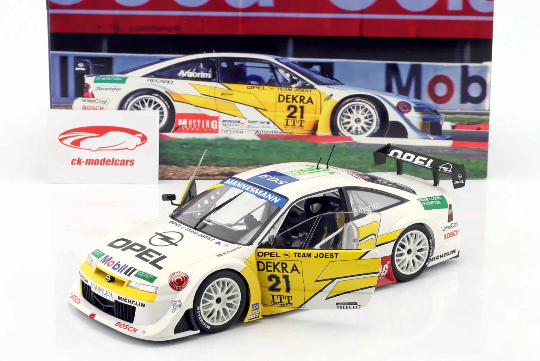 Ni Amorim #21 Opel Calibra V6 4x4 Team Joest DTM / ITC 1995 1:18 WERK83