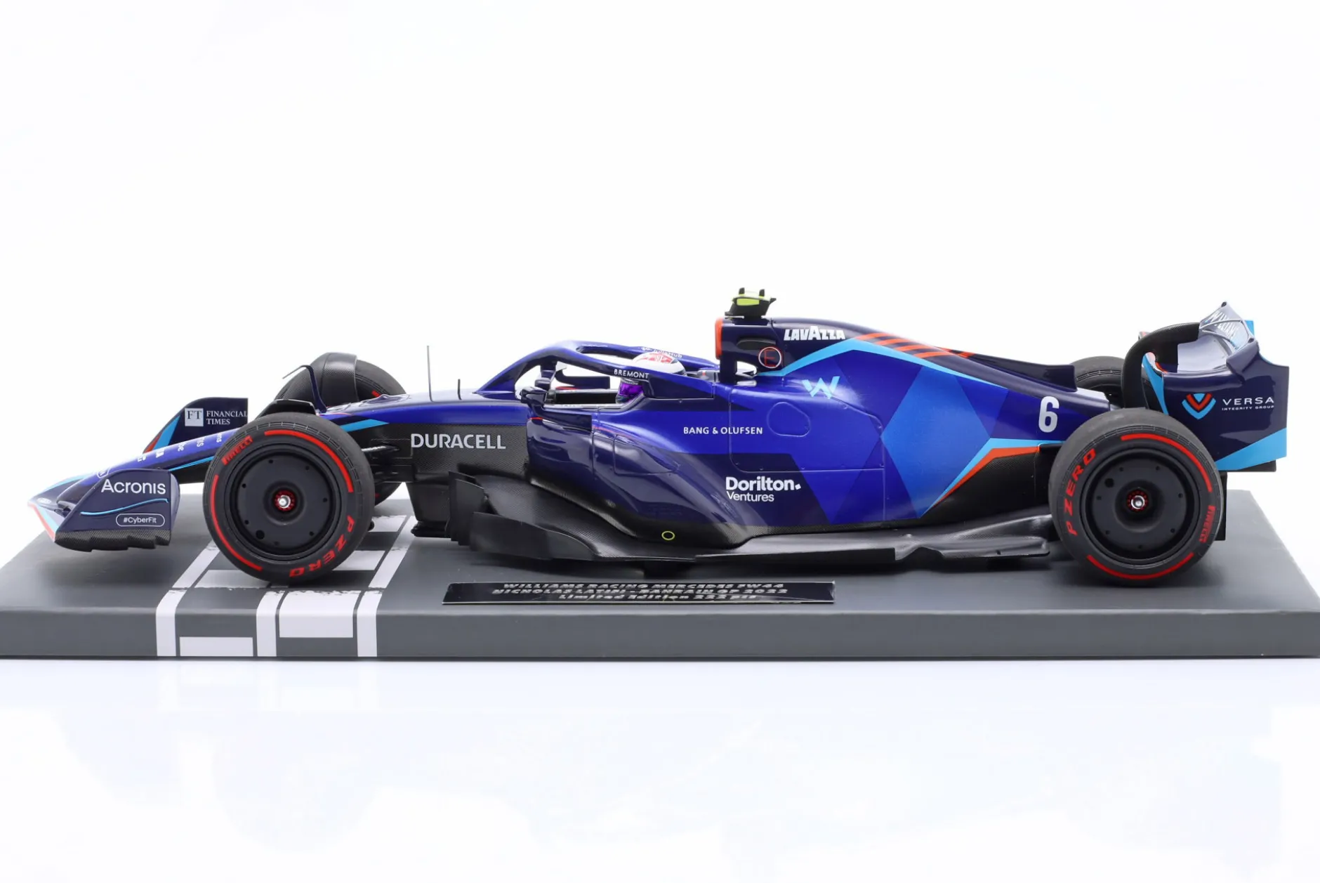 Nicholas Latifi Williams FW44 #6 Bahrain GP Formel 1 2022 1:18 Minichamps