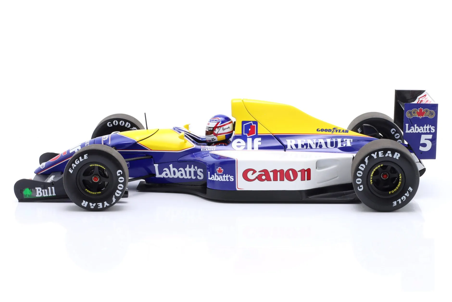 Nigel Mansell Williams FW14B #5 Formel 1 Weltmeister 1992 1:18 Minichamps