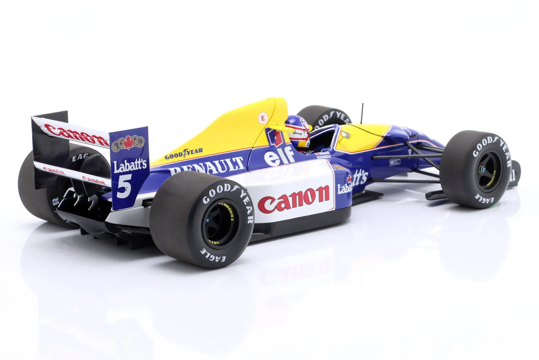 Nigel Mansell Williams FW14B #5 Formel 1 Weltmeister 1992 1:18 Minichamps