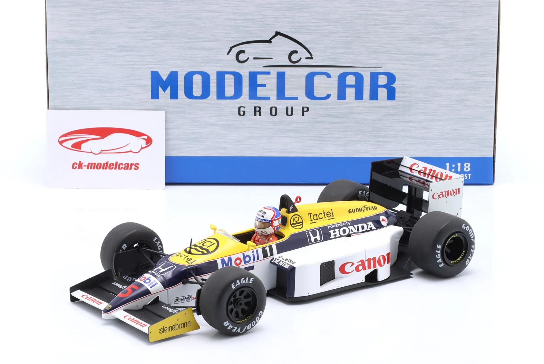 Nigel Mansell Williams FW11 #5 Sieger British GP Formel 1 1986 1:18 MCG