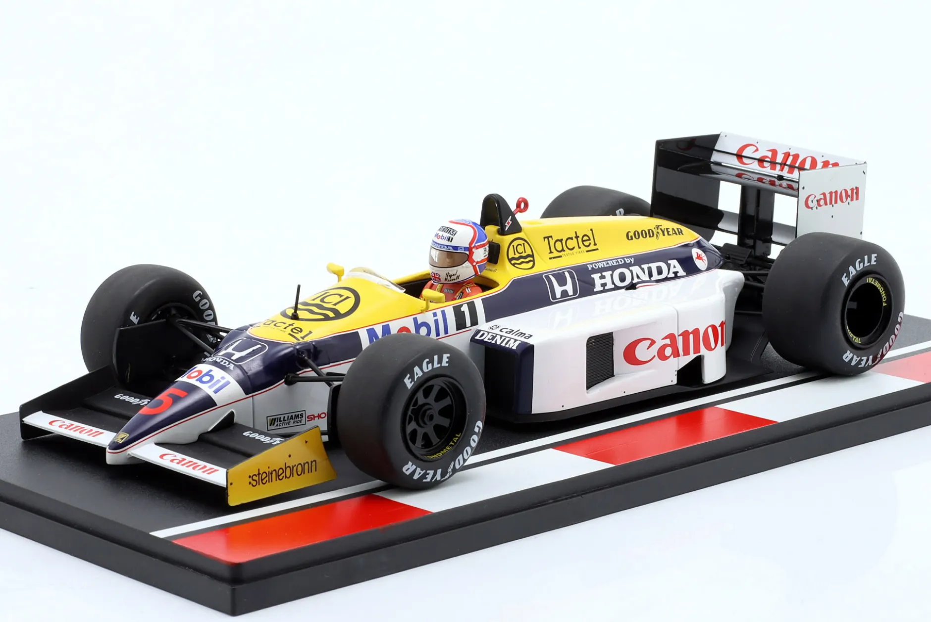 Nigel Mansell Williams FW11 #5 Sieger British GP Formel 1 1986 1:18 MCG