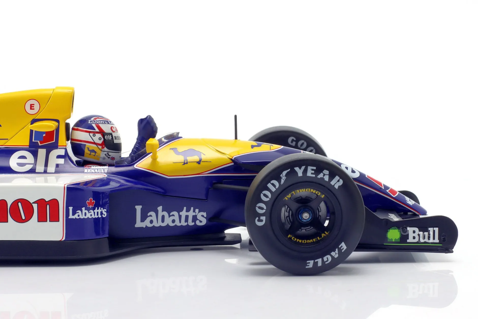 Nigel Mansell Williams FW14 #5 Sieger British GP Formel 1 1991 1:18 WERK83