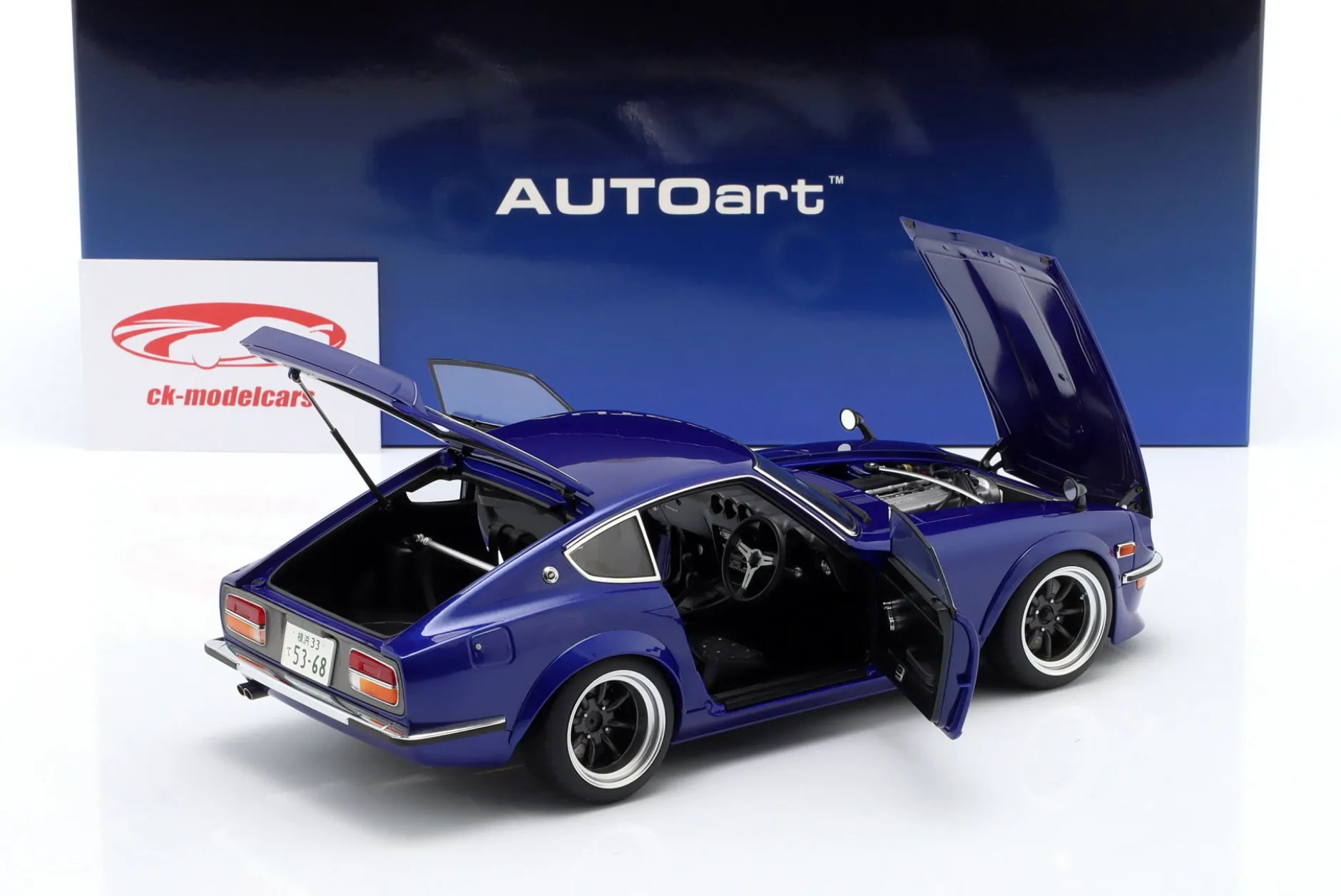 Nissan Fairlady Z (S30) Wangan Midnight AKUMA no Z blau 1:18 AUTOart