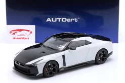 Nissan GT-R50 by Italdesign 2020 weiß metallic / schwarz 1:18 AUTOart