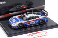 Nissan GT-R GT500 #24 Super GT Serie Fuji 2010 de Oliveira, Yasuda 1:43 Ebbro