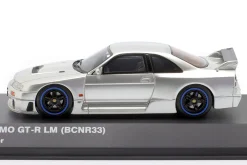 Nissan Nismo GT-R LM (BCNR33) Baujahr 1995 mattsilber 1:43 Kyosho