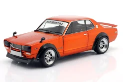 Nissan Skyline (C10) Hakosuka Solido Works 1970 orange metallic 1:18 Solido