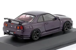 Nissan Skyline GT-R (BNR34) Nismo Parts Baujahr 2005 lila 1:43 Solido