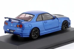 Nissan Skyline GT-R (BNR34) Nismo Parts Baujahr 2005 blau metallic 1:43 Solido