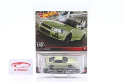 Nissan Skyline GT-R (BNR34) V-Spec II Nismo Parts hellgrün metallic 1:43 Hot Wheels