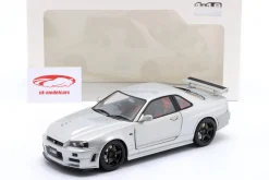Nissan Skyline GT-R (BNR34) Z-Tune Baujahr 1999 silber 1:18 Solido