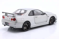 Nissan Skyline GT-R (BNR34) Z-Tune Baujahr 1999 silber 1:18 Solido